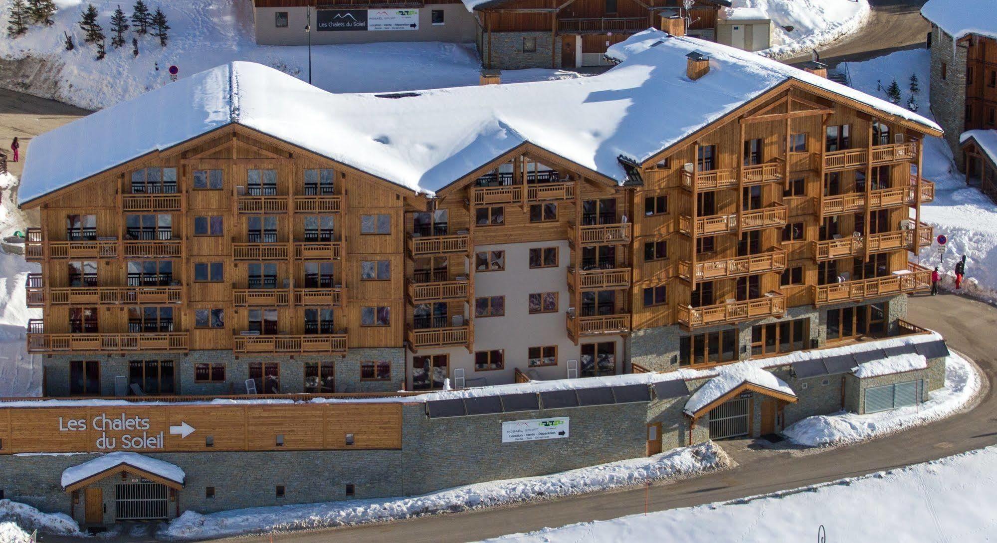 Cgh Residences & Spas Les Chalets Du Soleil Authentiques Saint-Martin-de-Belleville Zewnętrze zdjęcie